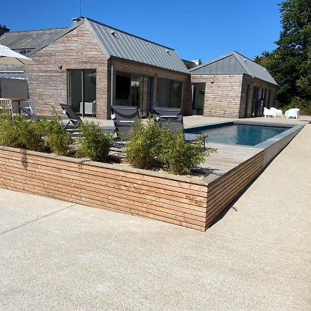 Magnifique villa avec piscine, à 5 min des plages Landunvez Extérieur photo